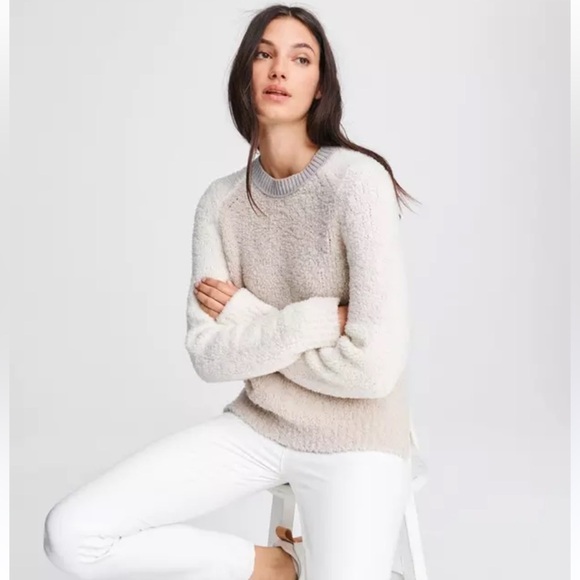 Rag & Bone Davis Wool Crew Teddy Sweater - Picture 1 of 11